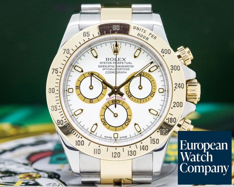 Image of Rolex Daytona White Dial 18K Yellow Gold / SS 