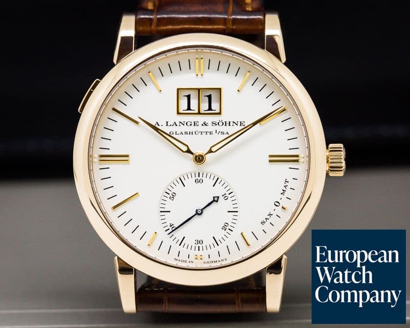 Image of A. Lange and Sohne Langematik Big Date Sax-O-Mat 18K Rose Gold 