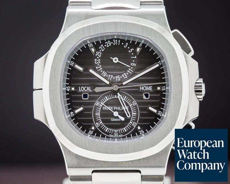 Image of Patek Philippe Nautilus Travel Time Chronograph Grey Dial SS / SS