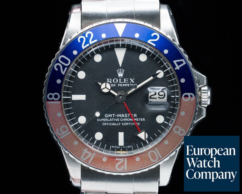Image of Rolex GMT Master 1675 Blue / Red "Pepsi Bezel" 