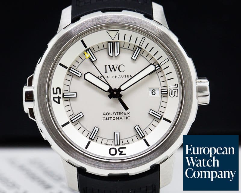 Image of IWC Aquatimer Automatic Silver Dial SS / Rubber 