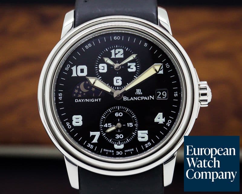 Image of Blancpain Leman Timezone Military Dial SS