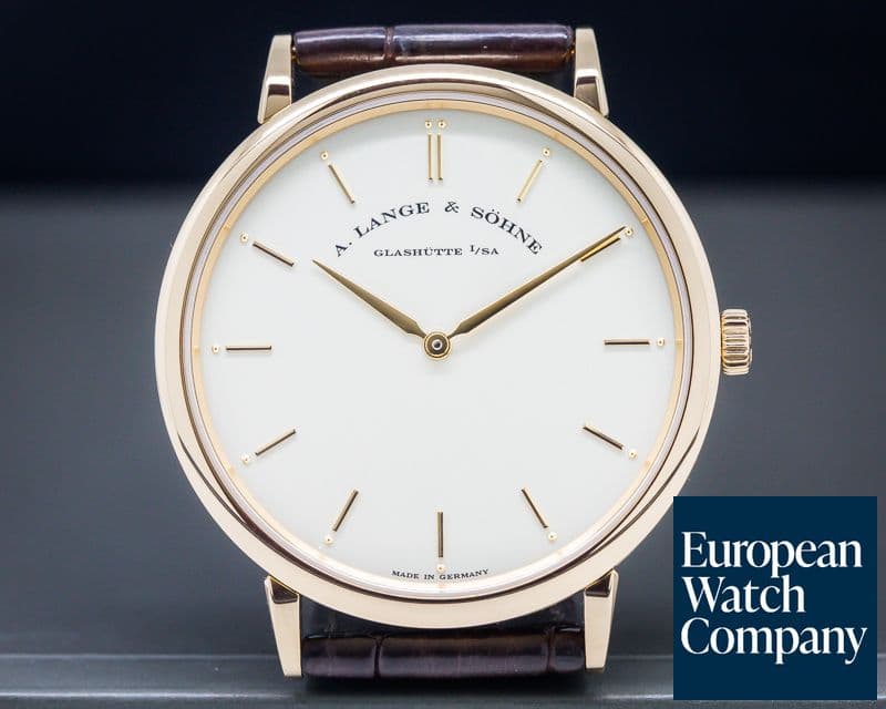 Image of A. Lange and Sohne Saxonia Thin Manual Wind 18K Rose Gold 40mm