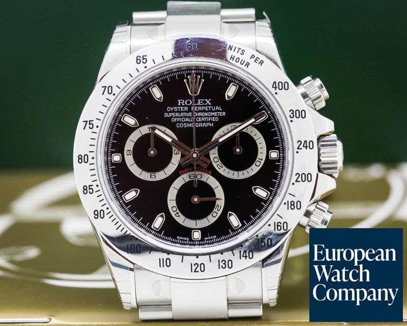 Image of Rolex Daytona Black Dial SS / SS UNWORN / STICKERS / FULL SET 