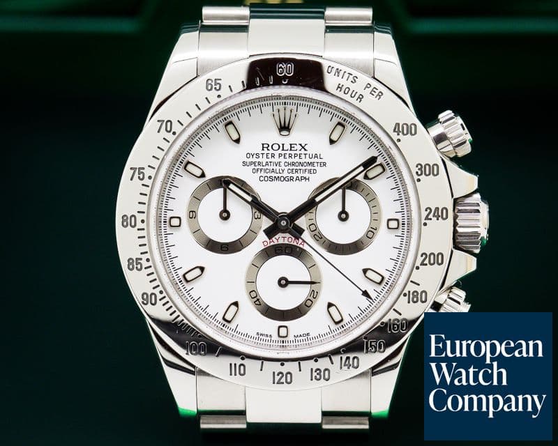 Image of Rolex Daytona White Dial SS 