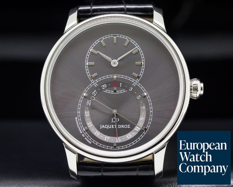 Image of Jaquet Droz Grande Seconde Quantieme Automatic SS Grey Dial