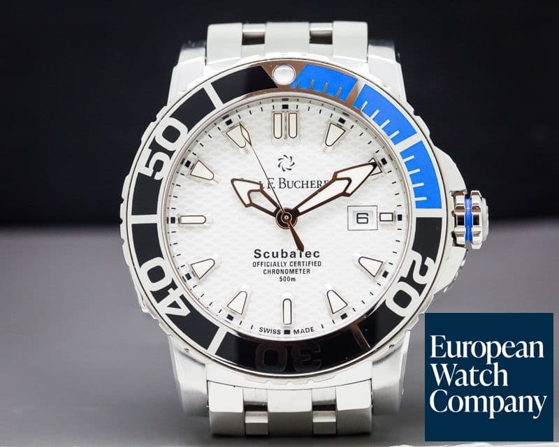 Image of Carl. F Bucherer Patravi Scuba Tech SS / SS Bracelet Certified Chronome