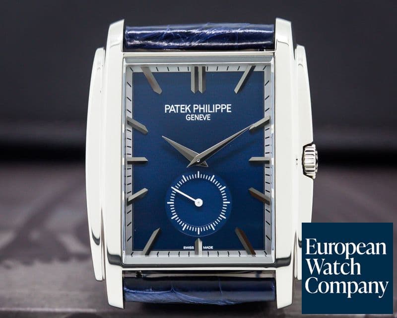 Image of Patek Philippe Gondolo 18K White Gold Blue Dial Manual Wind 
