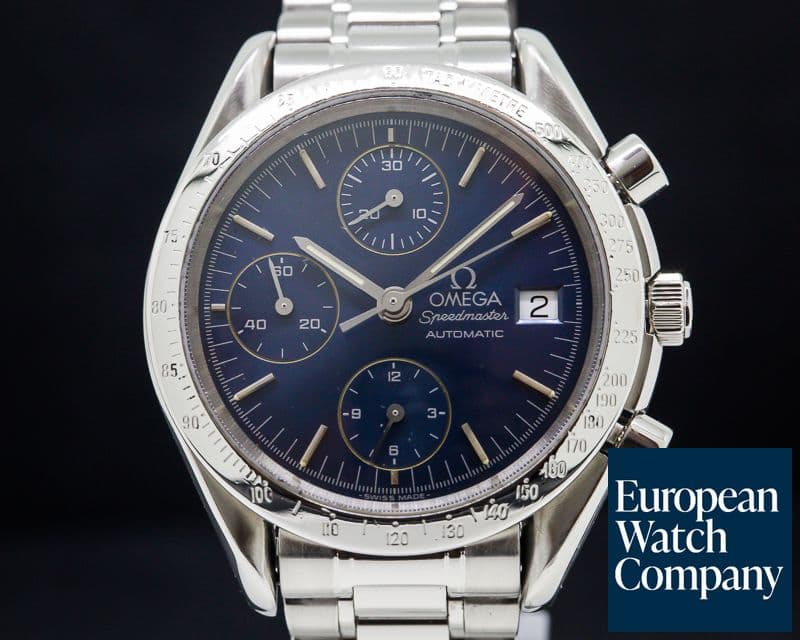 Image of Omega Speedmaster Chronograph Blue Dial 