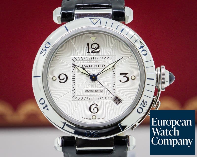 Image of Cartier Pasha Automatic Silver Dial SS 38MM