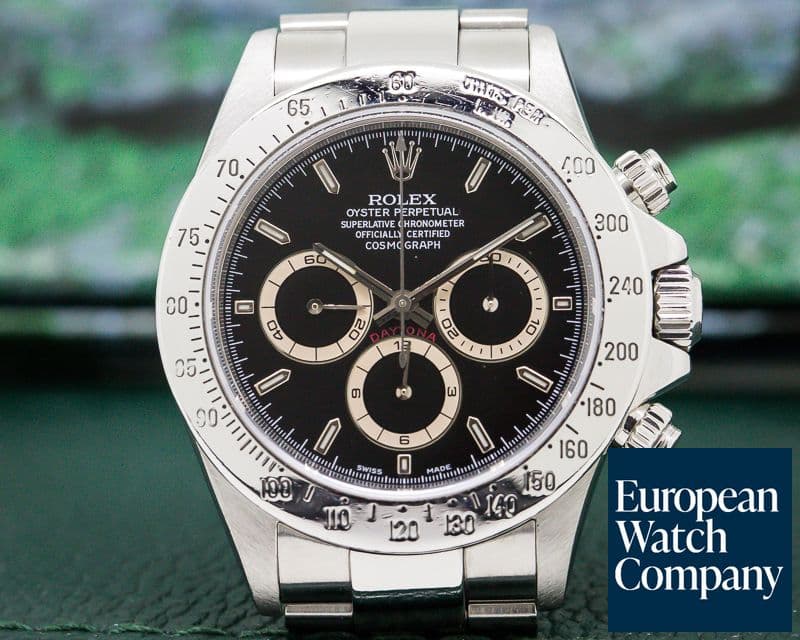 Image of Rolex Daytona SS Black Dial Zenith Movement A Series