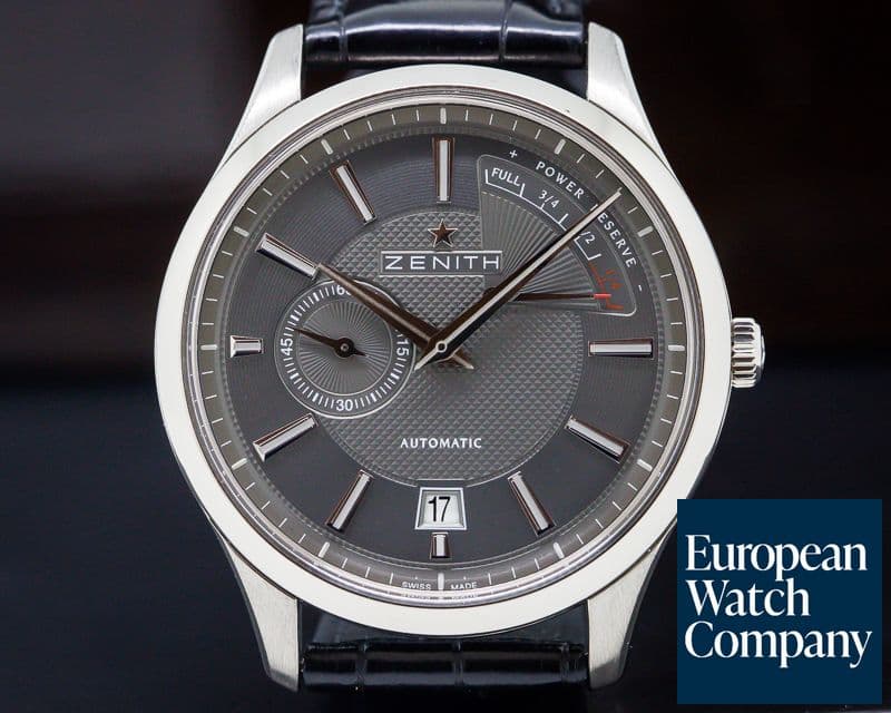 Image of Zenith Captain Power Reserve
18K WG Grey Dial 40MM