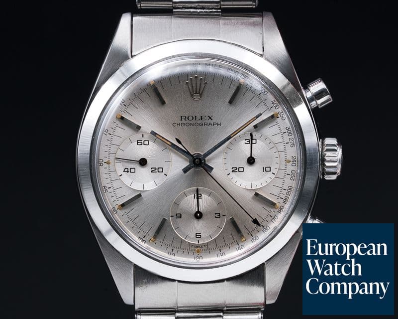Image of Rolex 6238 'Pre Daytona' SS Silver Dial / Bracelet NICE 