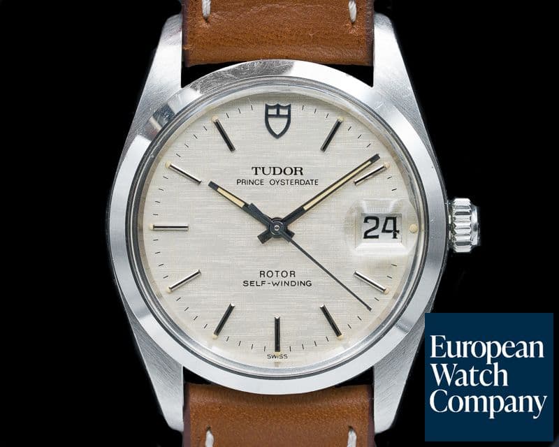 Image of Tudor Oyster Prince White Linen Dial Automatic 34MM