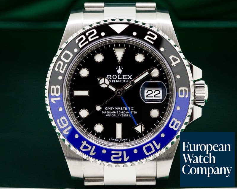 Image of Rolex GMT Master II Ceramic Black & Blue SS 