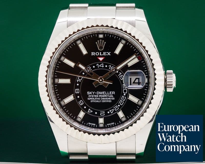 Image of Rolex Sky Dweller Steel Black Dial 