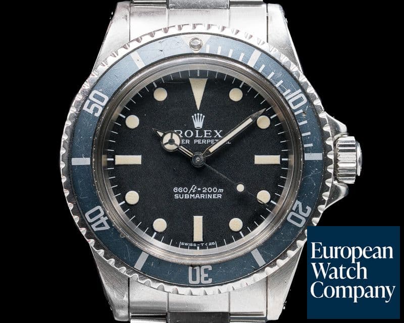 Image of Rolex Vintage "Non-Serif" Matte Dial Submariner INCREDIBLE FULL SET 