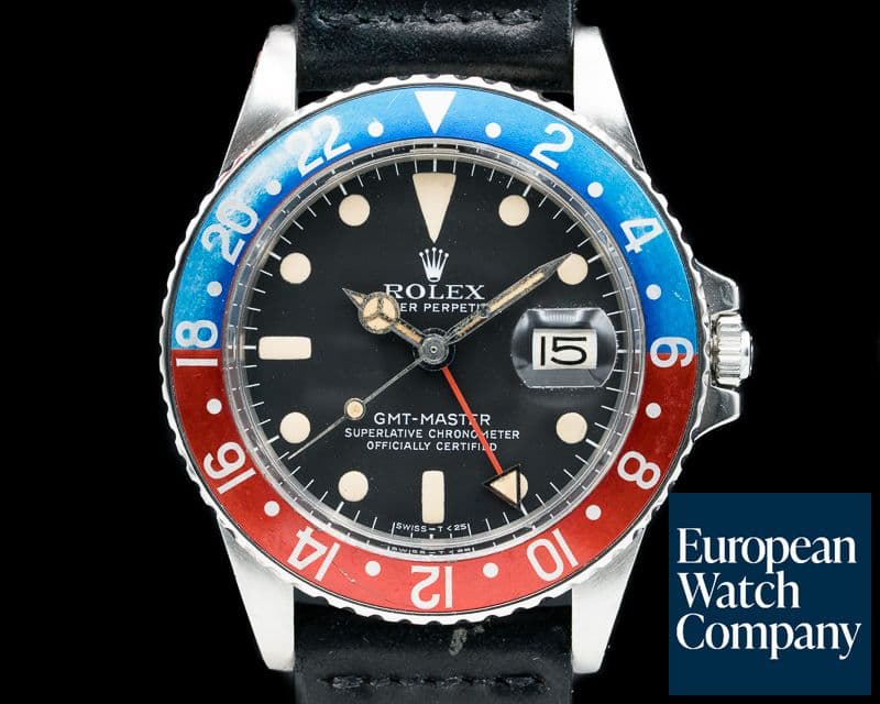 Image of Rolex Vintage GMT Master "Pepsi Bezel" SS Circa 1978