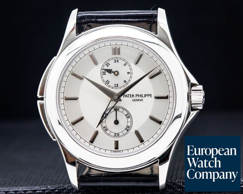 Image of Patek Philippe Travel Time Manual Silver Dial Platinum 