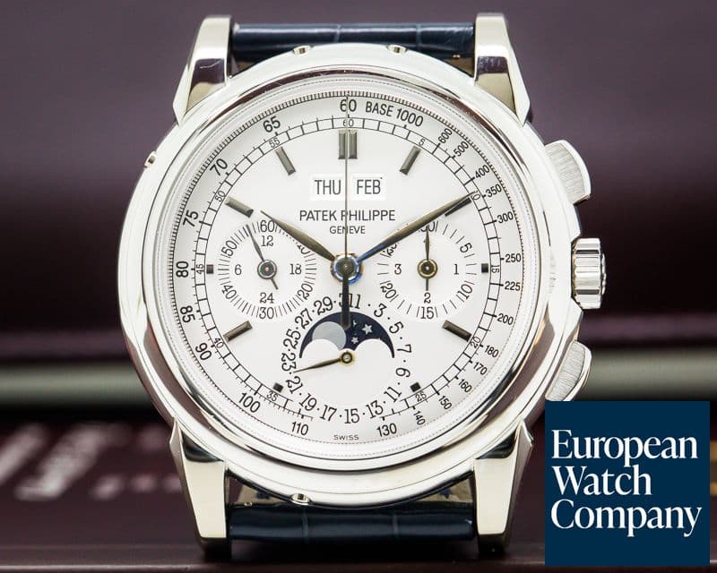 Image of Patek Philippe Perpetual Calendar Chronograph White Gold FULL SET