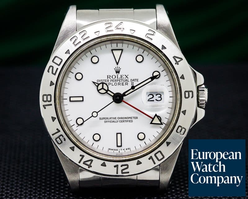 Image of Rolex Explorer II White Dial 