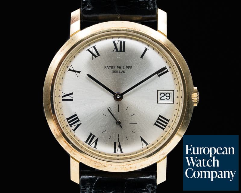 Image of Patek Philippe Calatrava Automatic Roman Numerals 1970s RARE + UNPOLISHED 