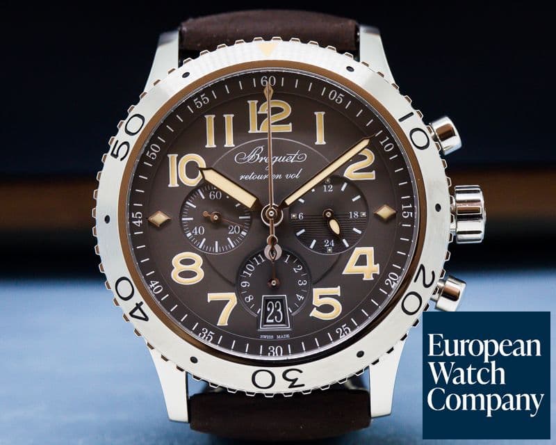 Image of Breguet Type XXI Flyback SS Grey Dial 