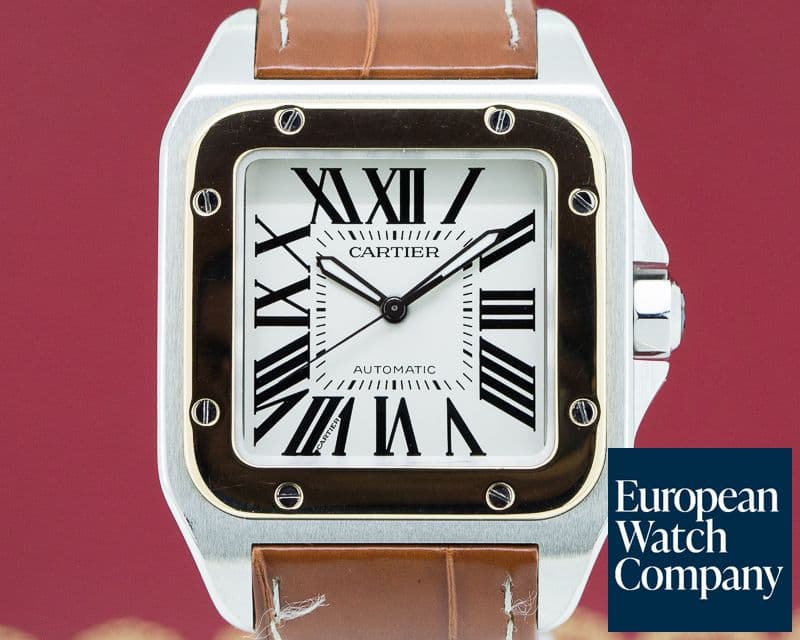 Image of Cartier Santos 100 SS / 18K Yellow Gold