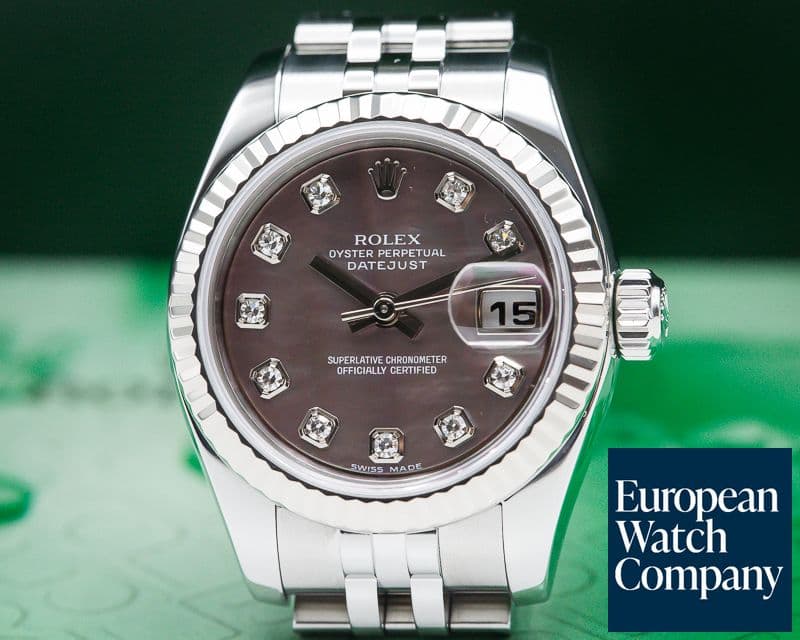 Image of Rolex Lady Datejust Tahitian MOP Dial Jubilee SS / SS