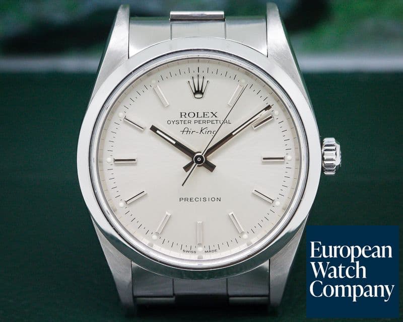 Image of Rolex Oyster Perpetual Air King SS Silver Stick 