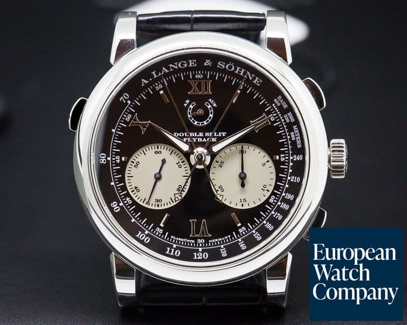 Image of A. Lange and Sohne Datograph Double Split Black Dial Platinum COMPLETE