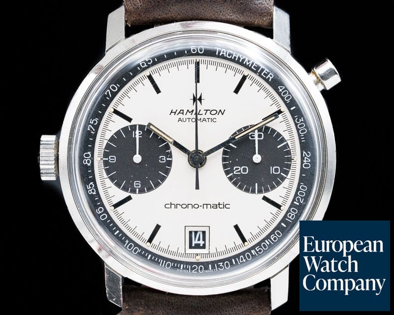 Image of Hamilton Vintage Chrono Matic Chronograph Steel Panda Dial