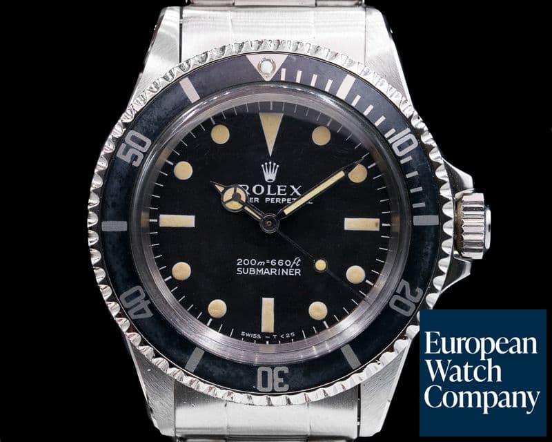 Image of Rolex Vintage Submariner 5513 "Meters First" "Kissing 40" Bezel