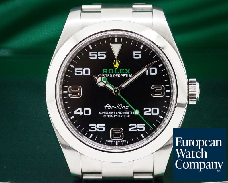 Image of Rolex Air King Black Dial SS 