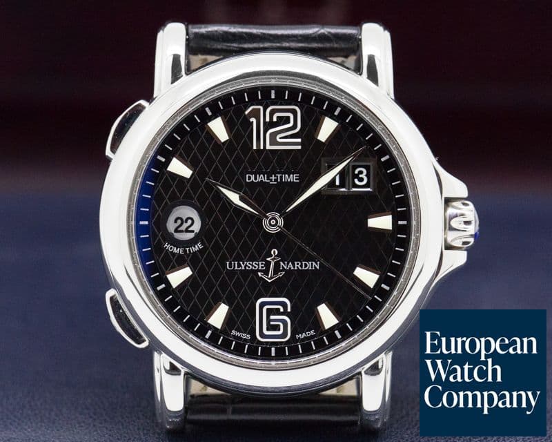 Image of Ulysse Nardin GMT +/- Big Date Black Dial SS