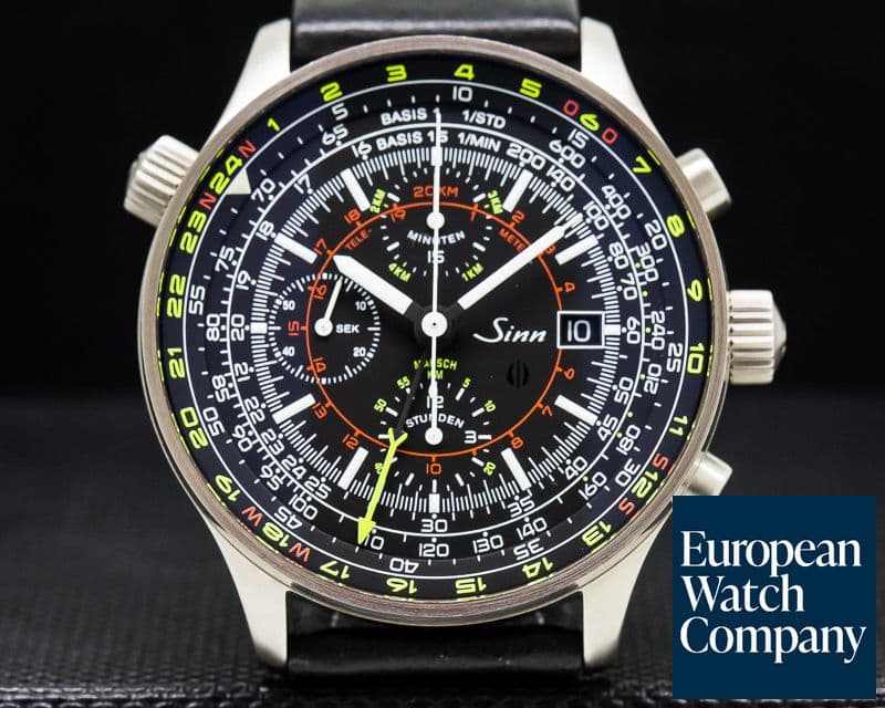 Image of Sinn Modell 900 GMT Chronograph Tegimented Steel 