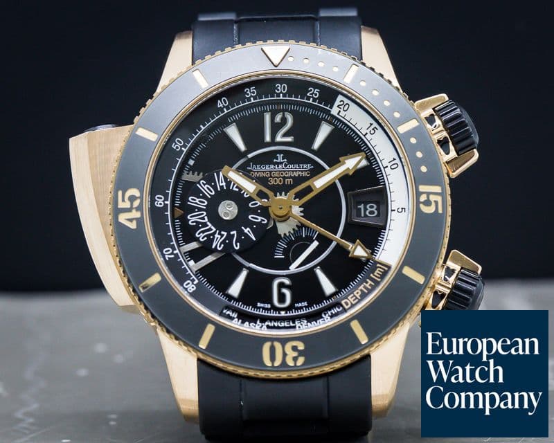 Image of Jaeger LeCoultre Master Compressor Diving Pro Geographic Navy Seals 18K Rose Gold