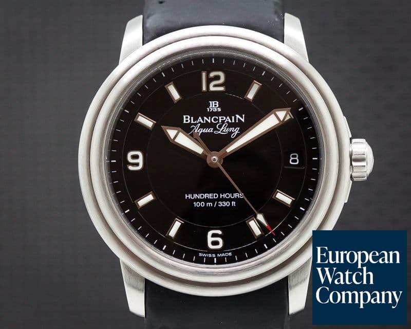 Image of Blancpain Leman Aqualung Ultra Slim Automatic SS / Strap