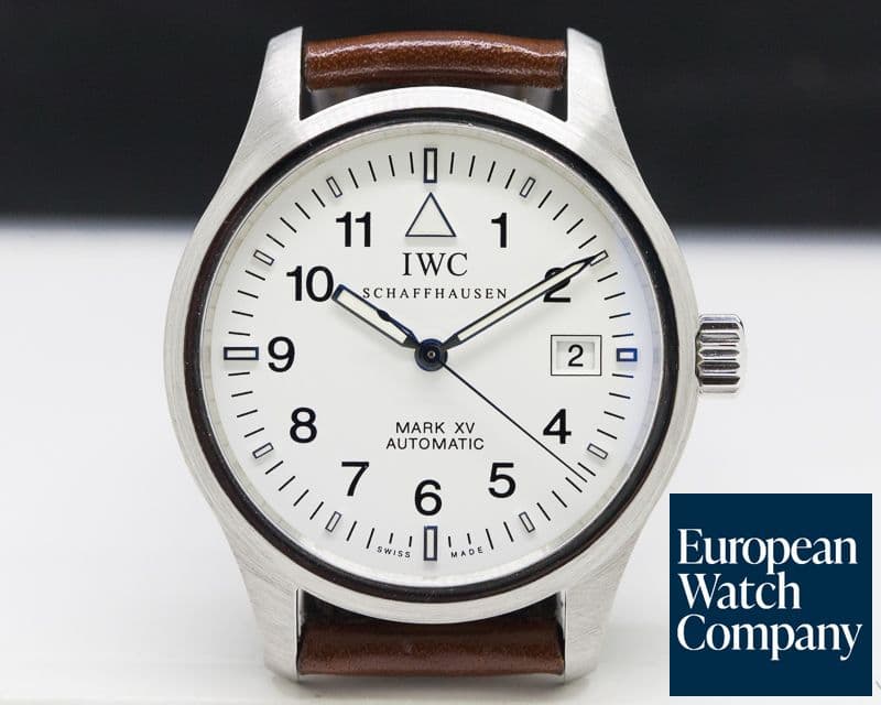 Image of IWC Mark XV White Dial SS RARE 
