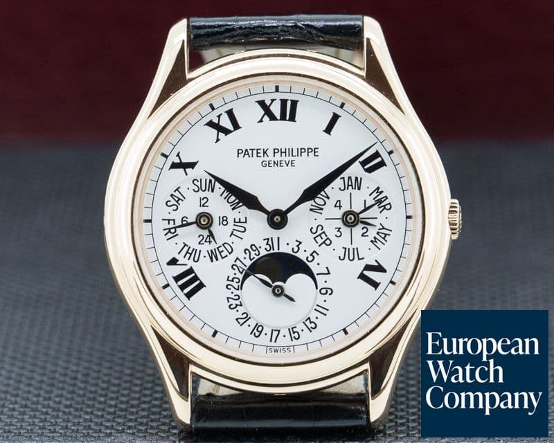 Image of Patek Philippe Perpetual Calendar Rose Gold / Roman Numerals 