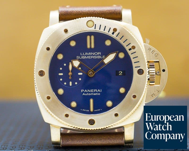 Image of Panerai Luminor Submersible 1950 BRONZO 3 Days Automatic UNWORN
