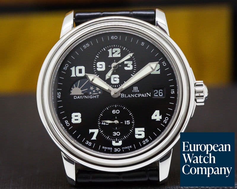 Image of Blancpain Leman Timezone Military Dial SS