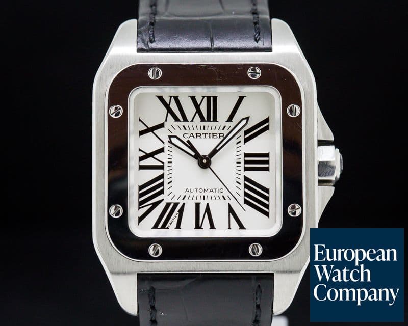 Image of Cartier Santos 100 SS Medium Automatic 