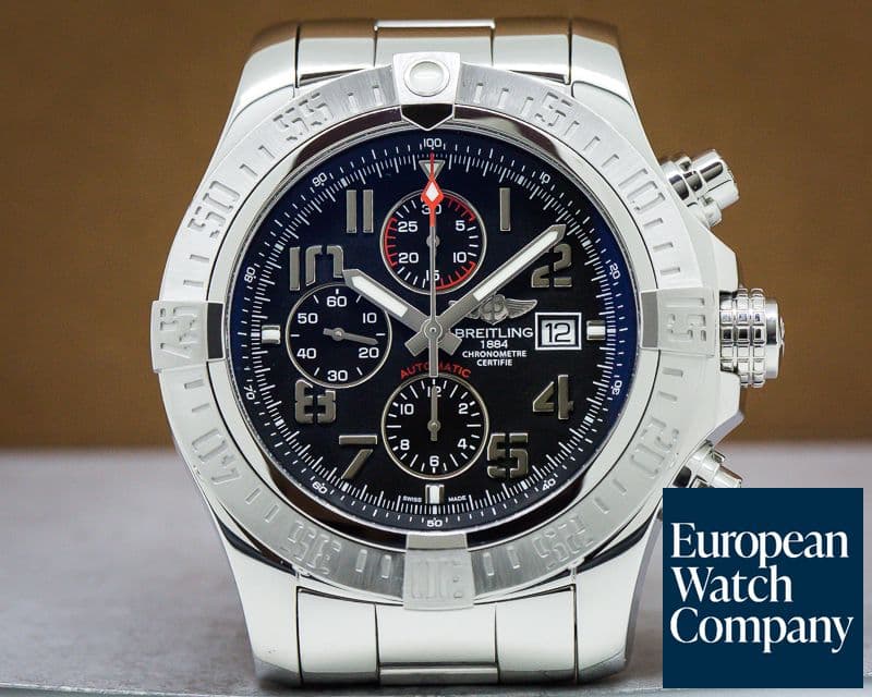 Image of Breitling Super Avenger II SS/SS Black