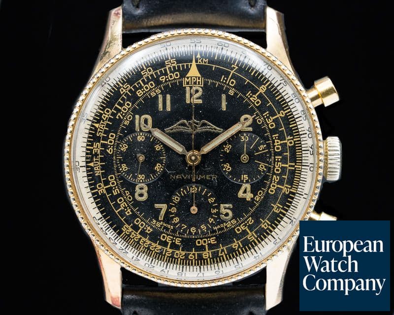Image of Breitling Rare Vintage Breitling AOPA Navitimer GILT DIAL NICE
