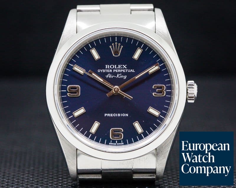 Image of Rolex Air King Blue Dial SS