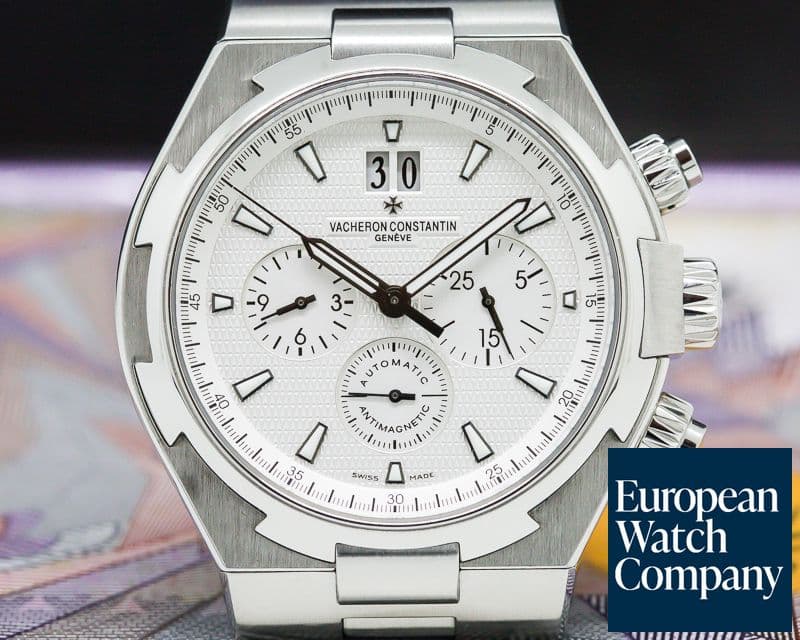 Image of Vacheron Constantin Overseas Chronograph White Dial SS / SS  
