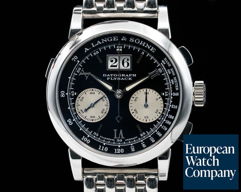 Image of A. Lange and Sohne 453.135 Platinum Flyback Datograph ORIGINAL PLATINUM BRACELET