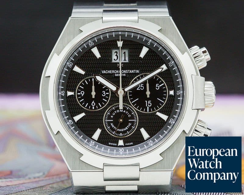 Image of Vacheron Constantin Overseas Chronograph Black Dial SS / SS 
