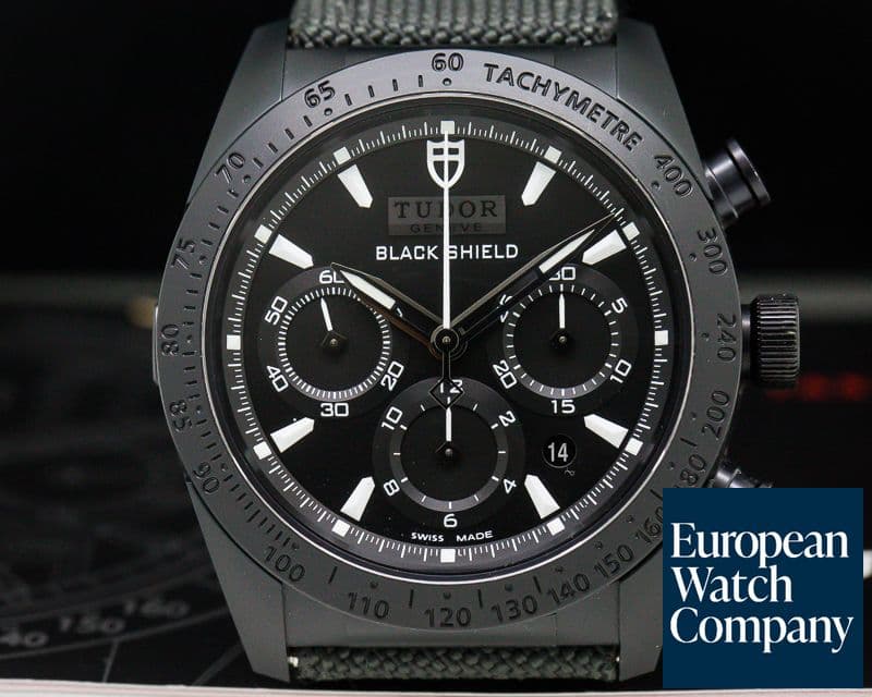 Image of Tudor Fastrider "Black Shield" Chronograph Ceramic 